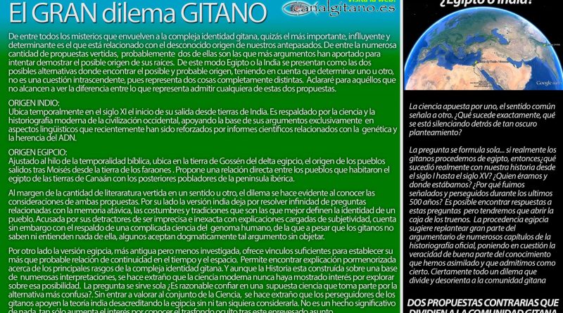 Canal Gitano - Alberto Sallarés - El GRAN dilema GITANO - ¿Egipto ó India?